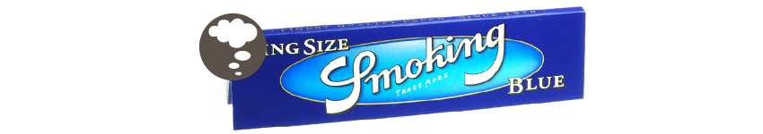 SMOKING BLUE KING SIZE ROLLING PAPERS